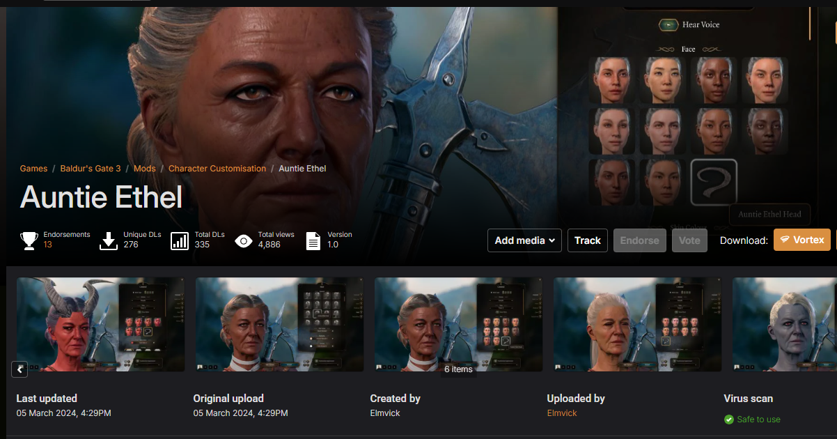 Custom character mod screenshot 12